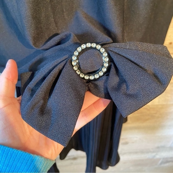 Vintage‎ David Bradley women's black dropped waist dress in size 22 - Picture 4 of 11